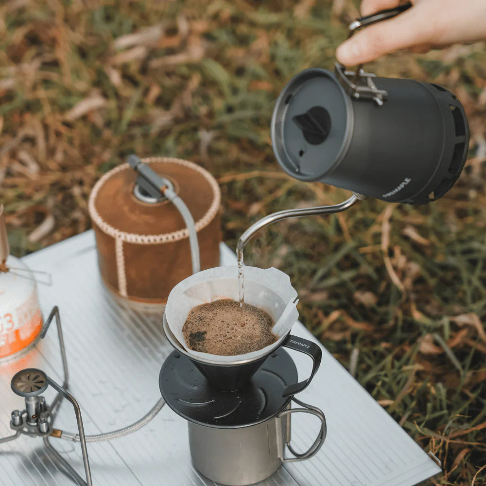 Cafetera Cuello de Ganso para Camping Fire-Maple (Antarcti Gooseneck Kettle) | Acero Inoxidable y Control de Flujo Outdoor
