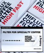 HIFLUX High Fast Coffee Filter – Folding V (50 Unidades)