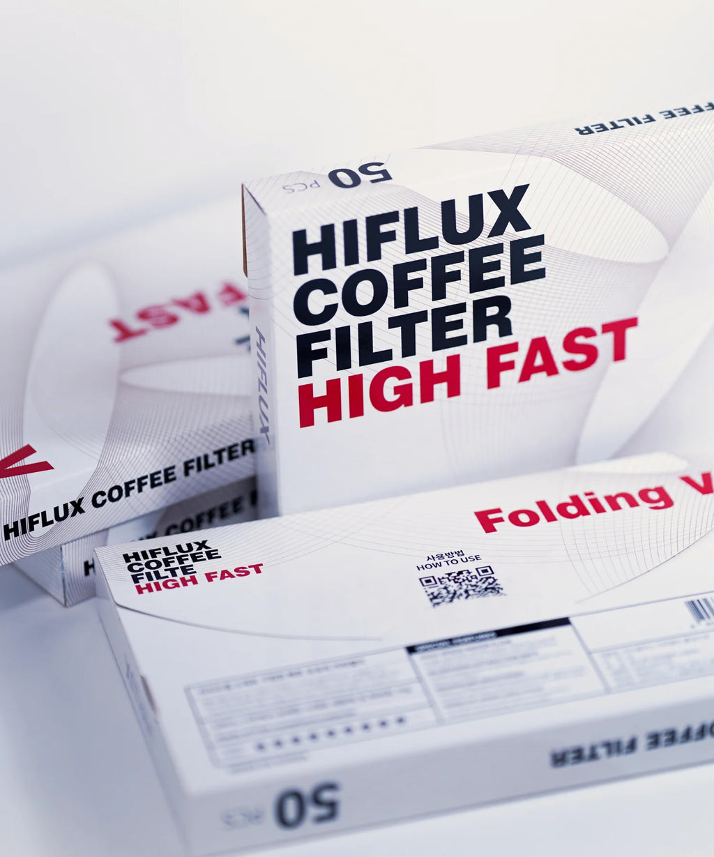 HIFLUX High Fast Coffee Filter – Folding V (50 Unidades)