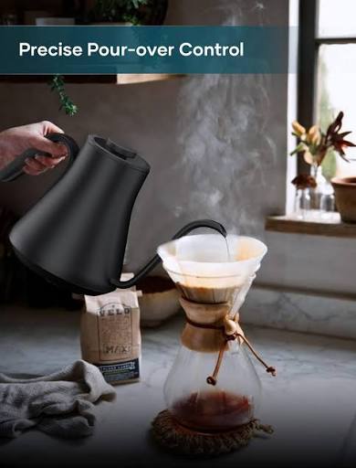 Hervidor Eléctrico de Cuello de Ganso INTASTING Smart (0.9L) – Control de Temperatura ±1°F - El Mae de los Filtros