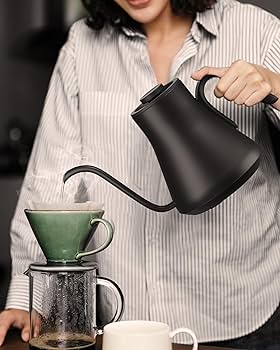 Hervidor Eléctrico de Cuello de Ganso INTASTING Smart (0.9L) – Control de Temperatura ±1°F - El Mae de los Filtros
