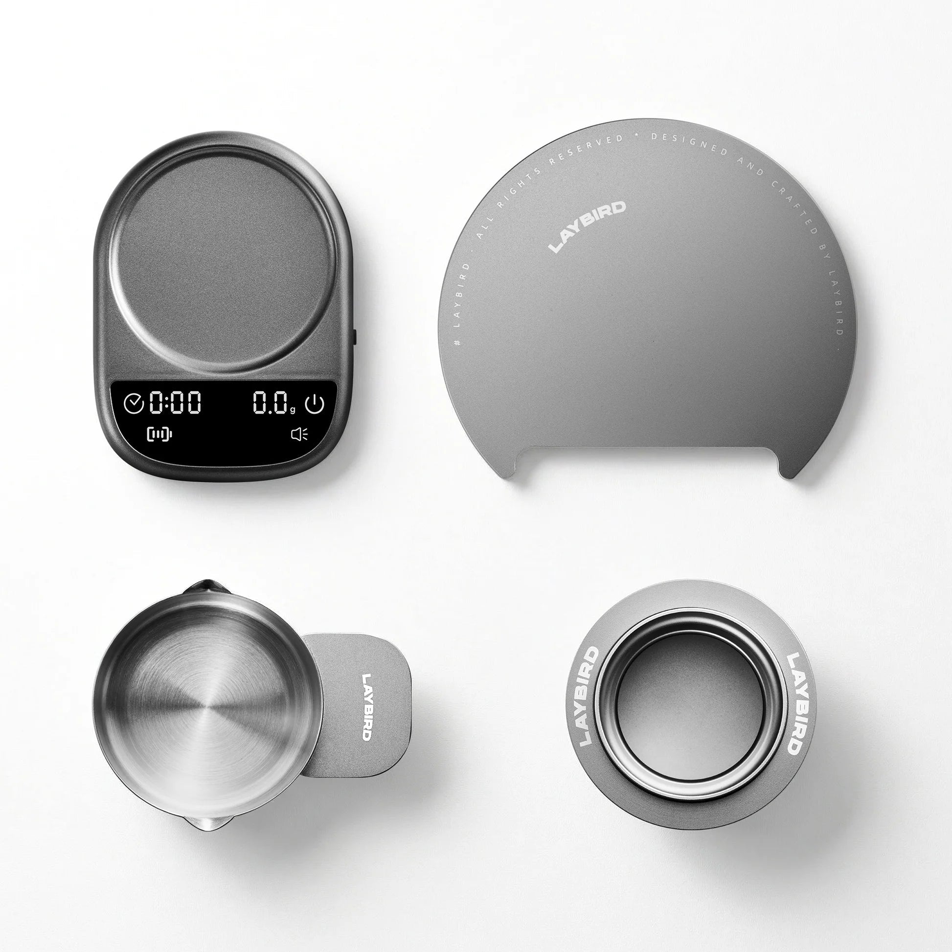 LAYBIRD MagAttach Coffee Scale - Balanza Digital Modular Magnética - El Mae de los Filtros