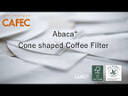 Filtro Cafec Abaca V01 - 100 unidades
