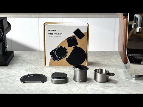 LAYBIRD MagAttach Coffee Scale - Balanza Digital Modular Magnética